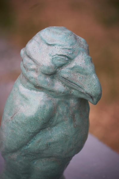 Keramische vogel Groen